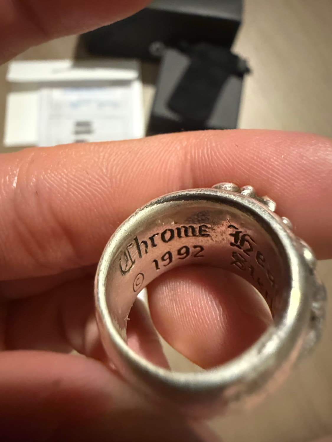 크롬하츠 플로랄 크로스링us4.5 상품이미지6