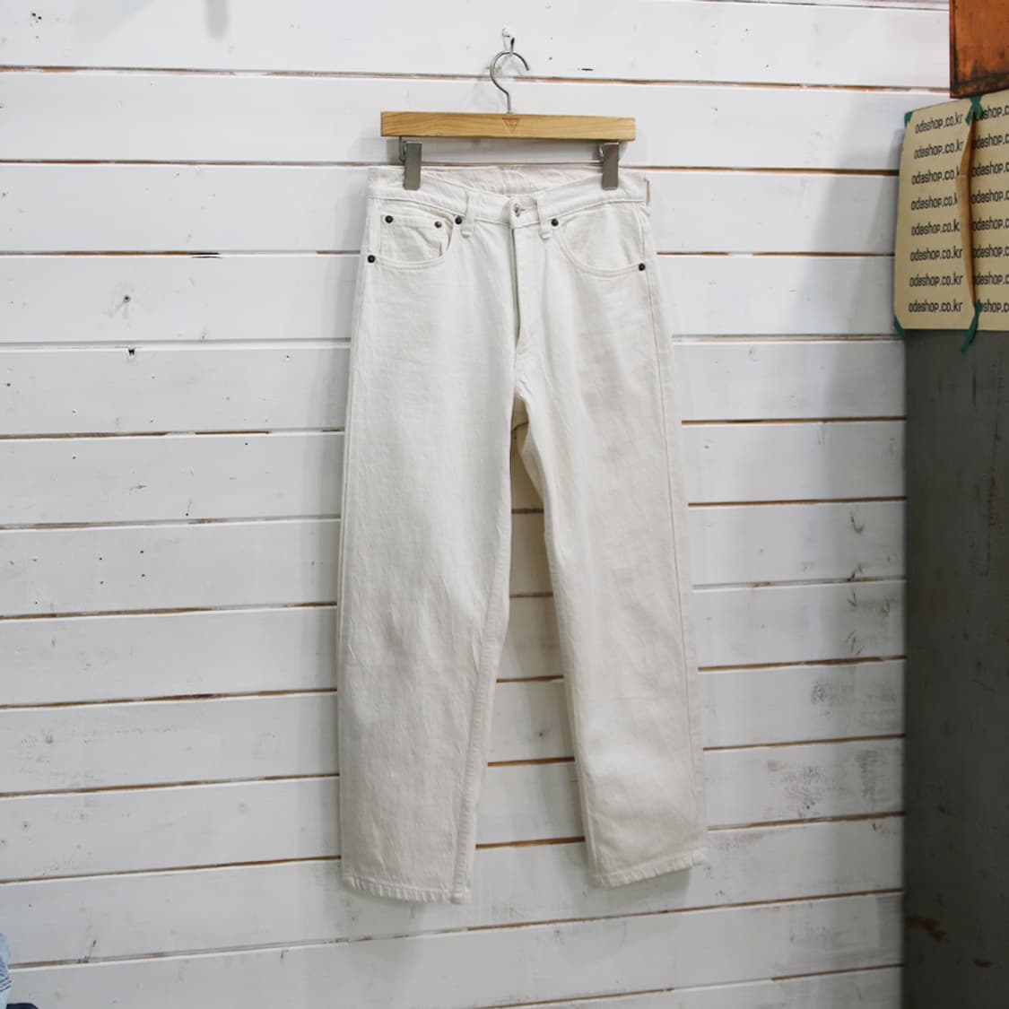 80's 리바이스 626-14 레더탭 화이트 진 (여성용 28.5) 상품이미지2