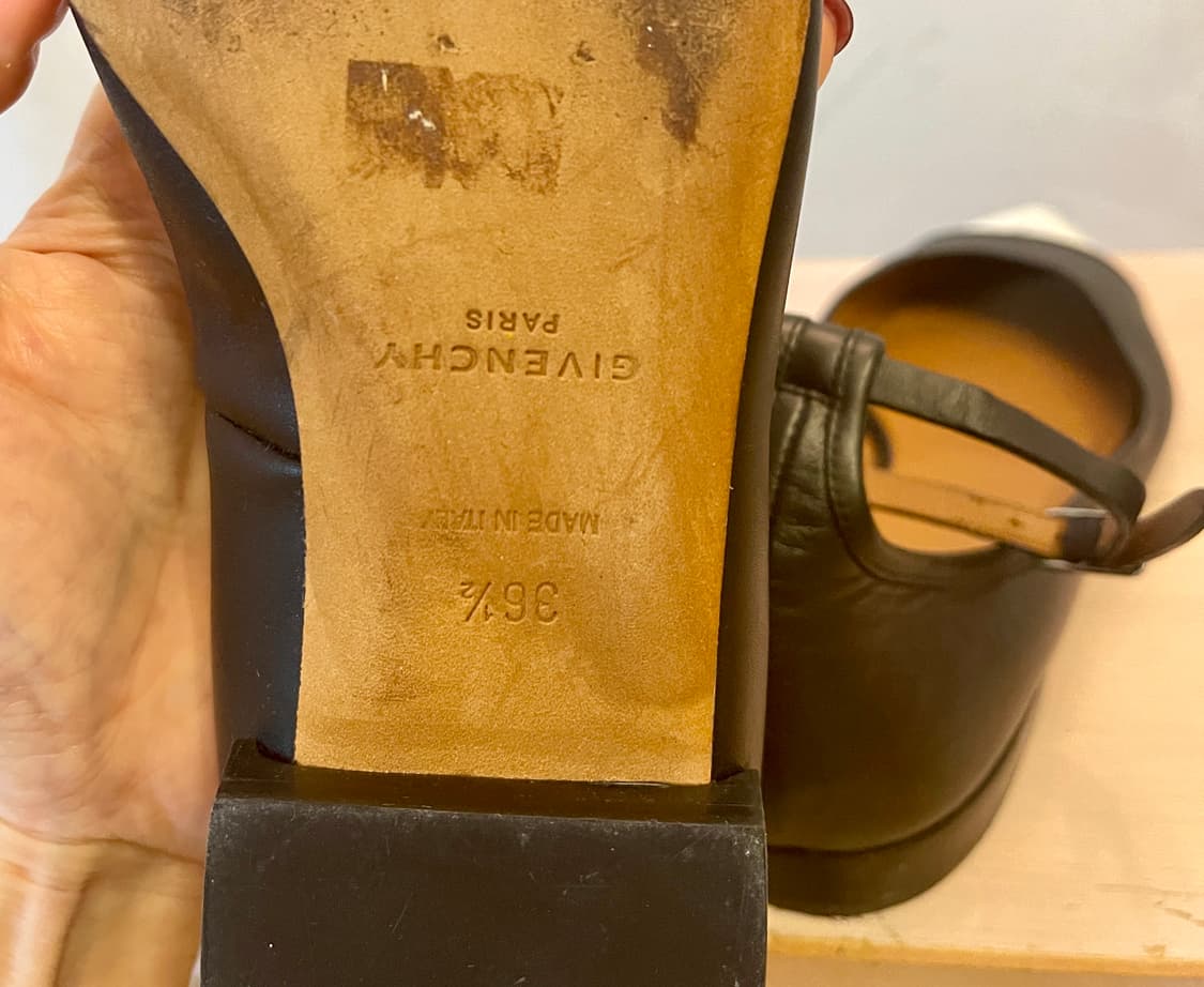 지방시 Givenchy투톤 캡토 앵클 스트랩 플랫슈즈 (235mm) 상품이미지5