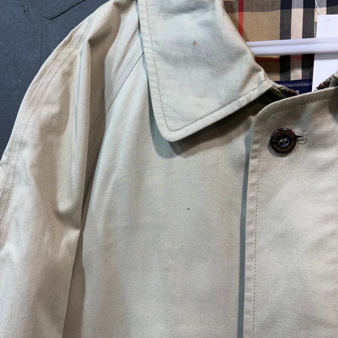 [XL] BURBERRY 버버리 빈티지 블루종  상품이미지4