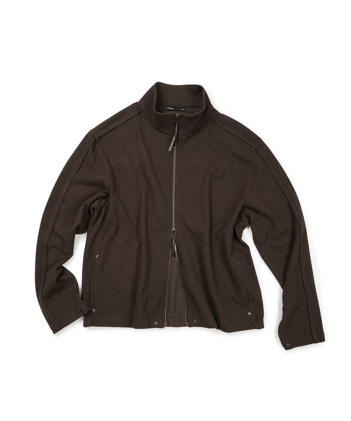 택 안뗀 새제품) ETCE 베이스 풀 집업 니트 브라운 M 상품이미지2