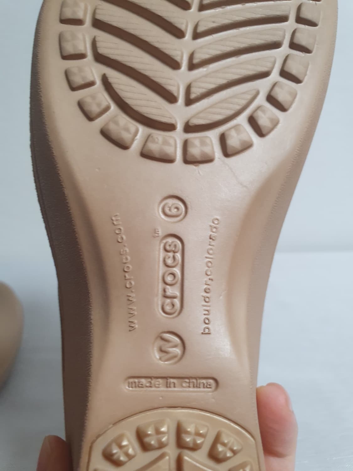 230mm 크록스 프랜시스 웨지샌들 통굽 샌들 베이지 W6 상품이미지9