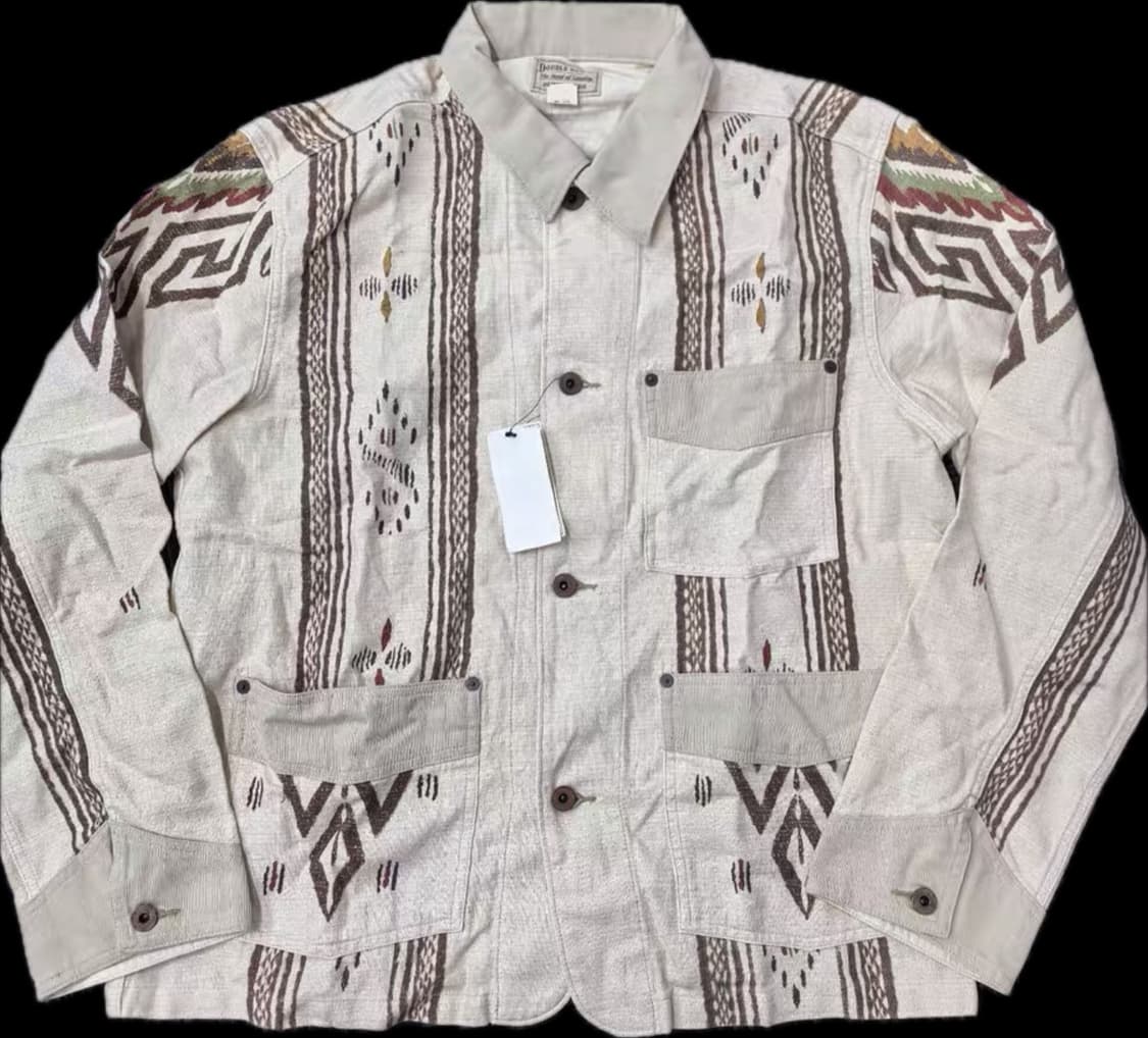 rrl 나바호 린넨 초어자켓 L 새상품 상품이미지1