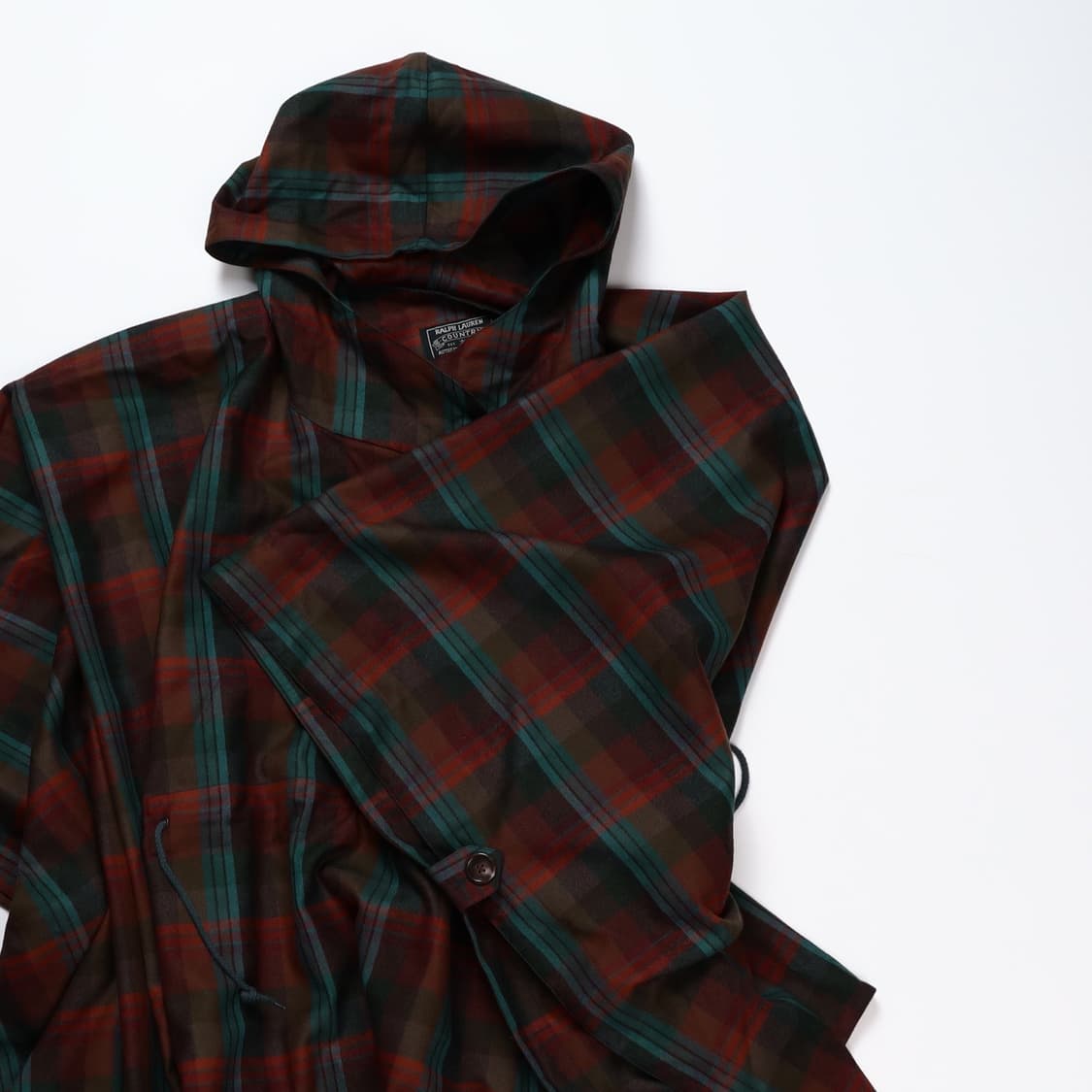폴로 컨츄리 타탄체크 빅 케이프  상품이미지5
