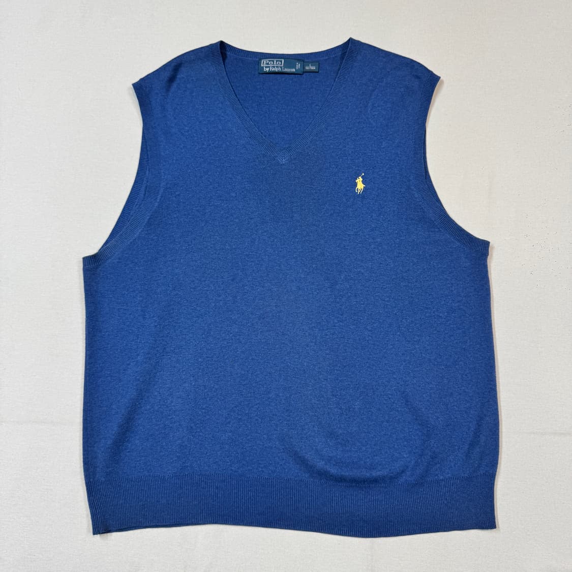 L) 폴로 랄프로렌 코튼 니트 조끼 베스트 상품이미지1