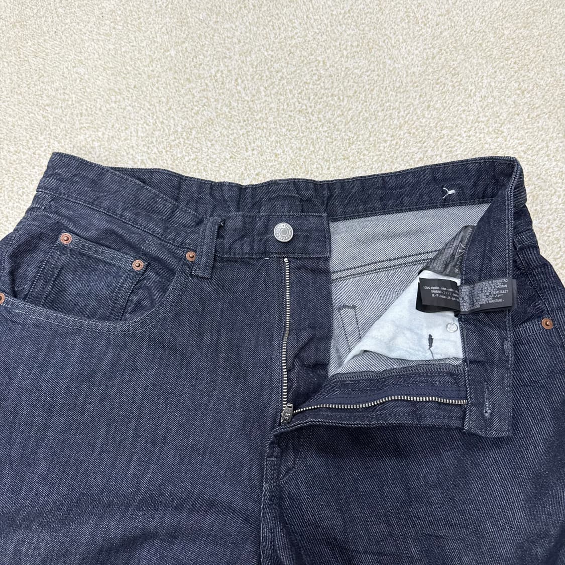 32 자라 생지 와이드 데님팬츠 0210T 상품이미지3