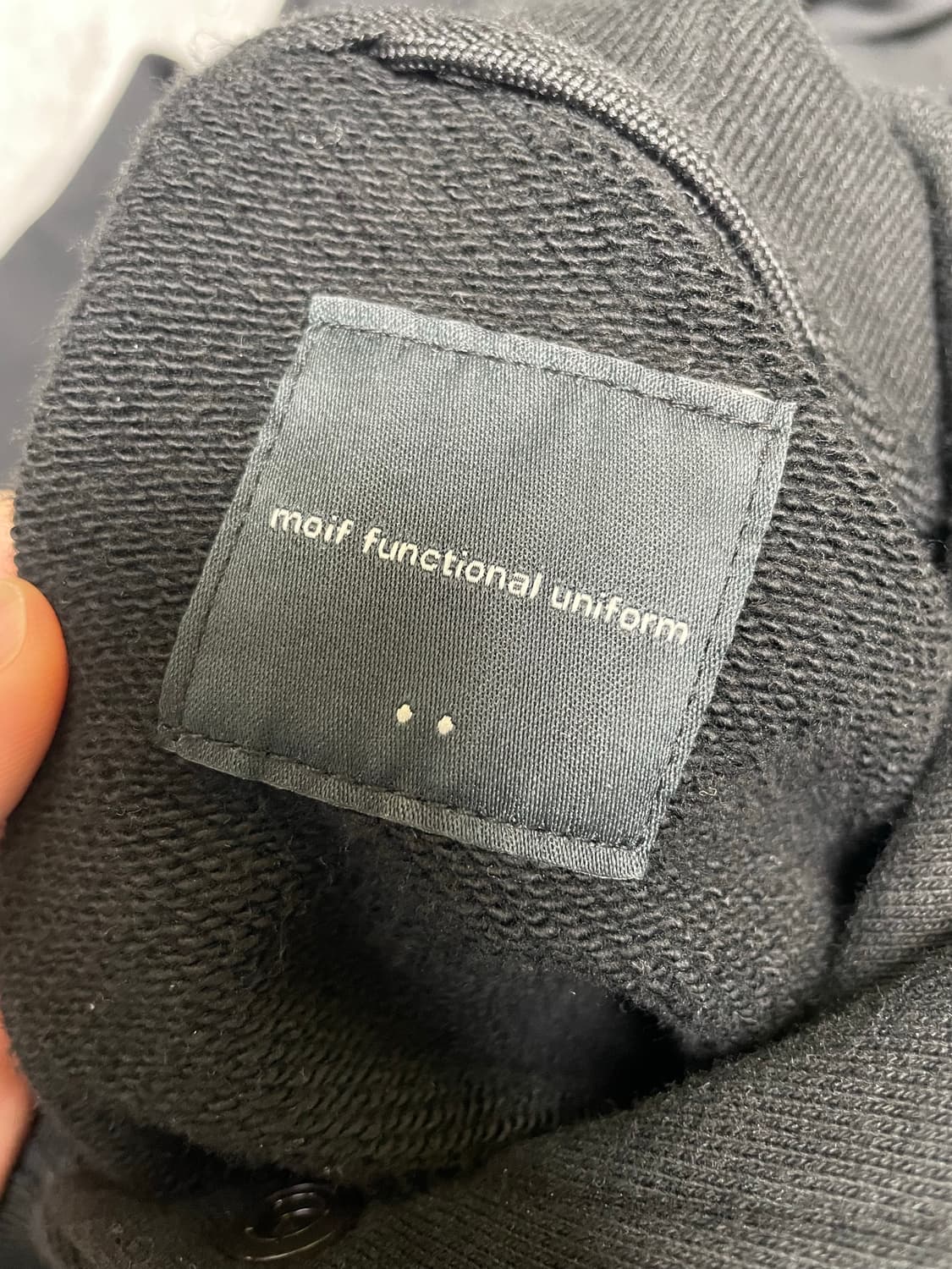 모이프 후드티 블랙 2사이즈 상품이미지4