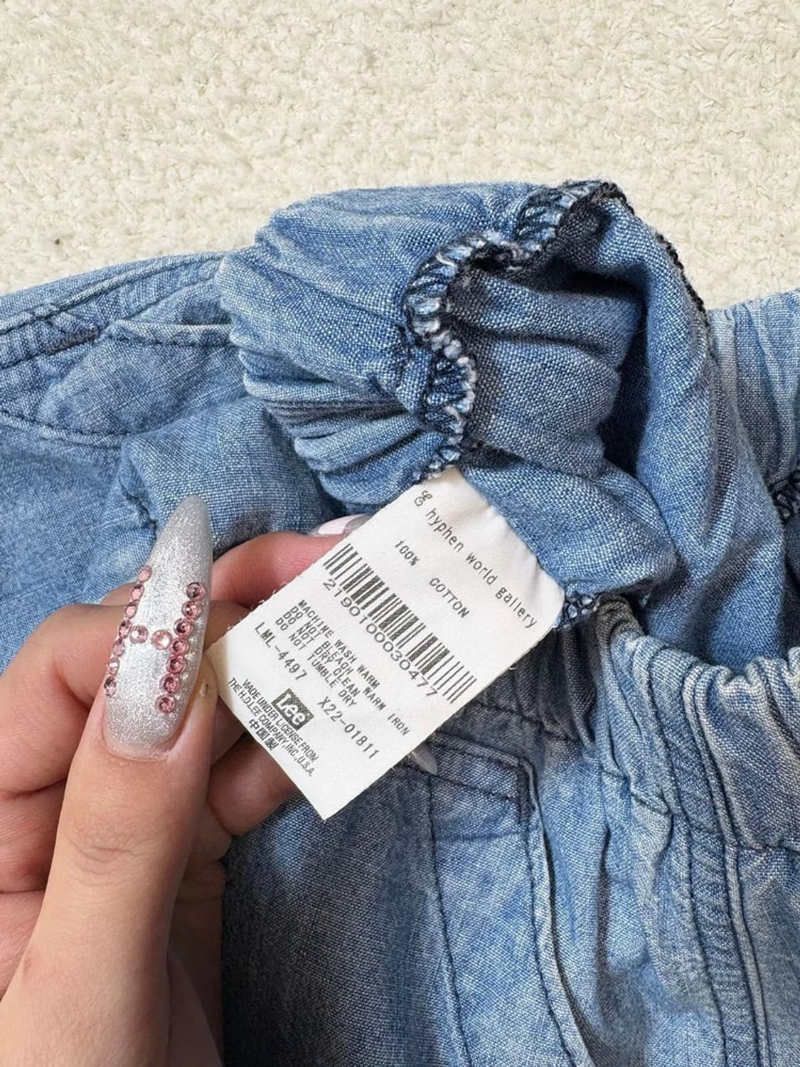 Lee x hyphen world gallery 데님 팬츠 PN6266 상품이미지7