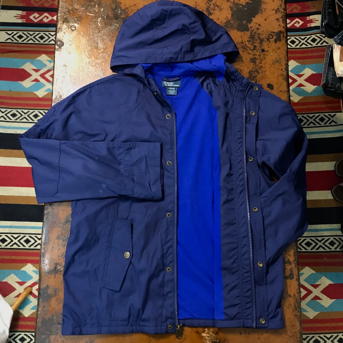 폴로랄프로렌 블루 후드 윈드브레이커 여성 44 55 사이즈  상품이미지5