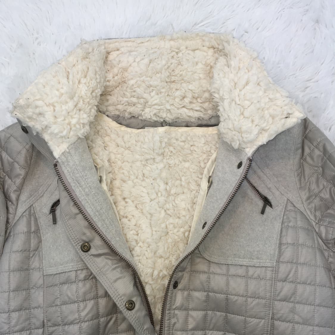 archive quilted wool zip-up jacket 상품이미지10