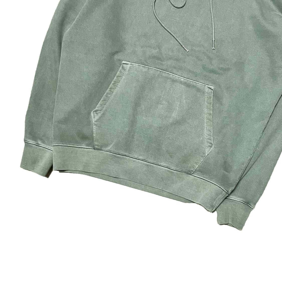 소버먼튼 980G 피그먼트 후드티 카키 상품이미지4