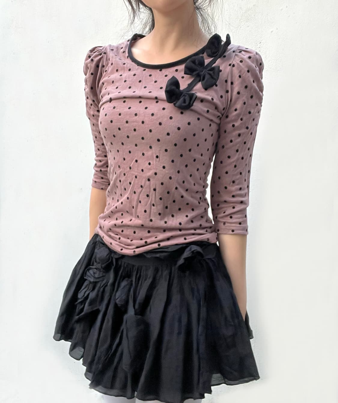 Dot Ribbon Capri Top 상품이미지1