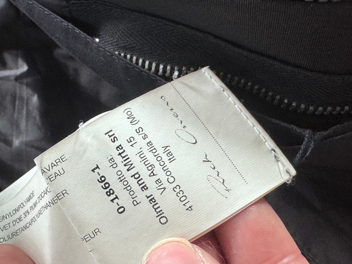 릭오웬스13fw 다크쉐도우 패딩 상품이미지10