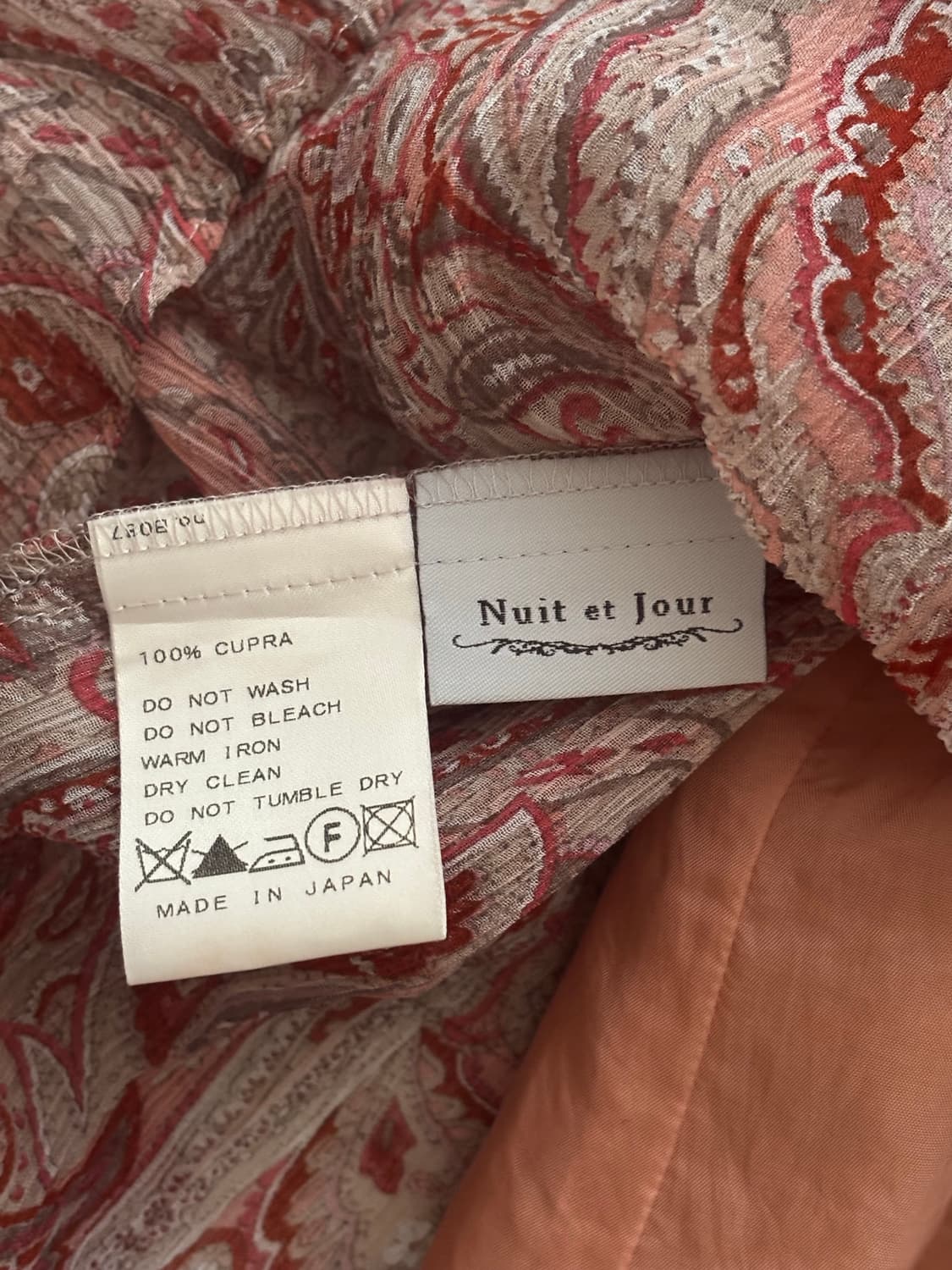 [Nuit et Jour] 일본 빈티지 페이즐리 타이 밴딩 스커트 상품이미지4