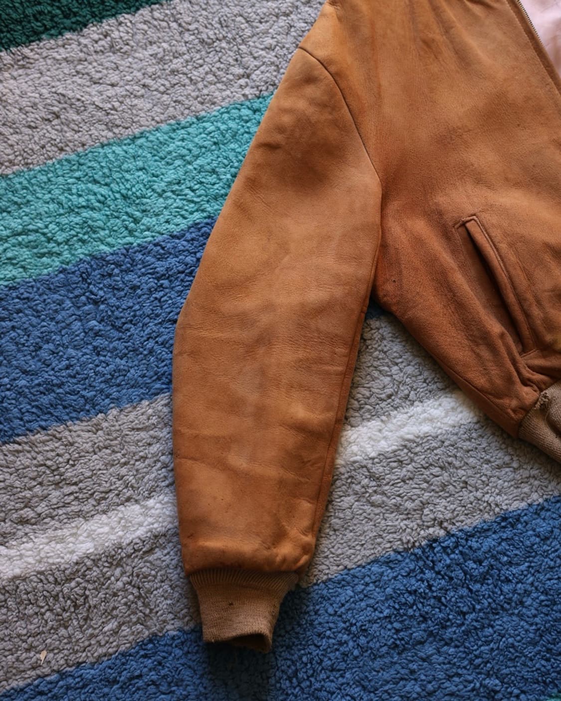 Hercules(허큘리스) 5~60s 디어스킨 스웨이드 봄버자켓 상품이미지7