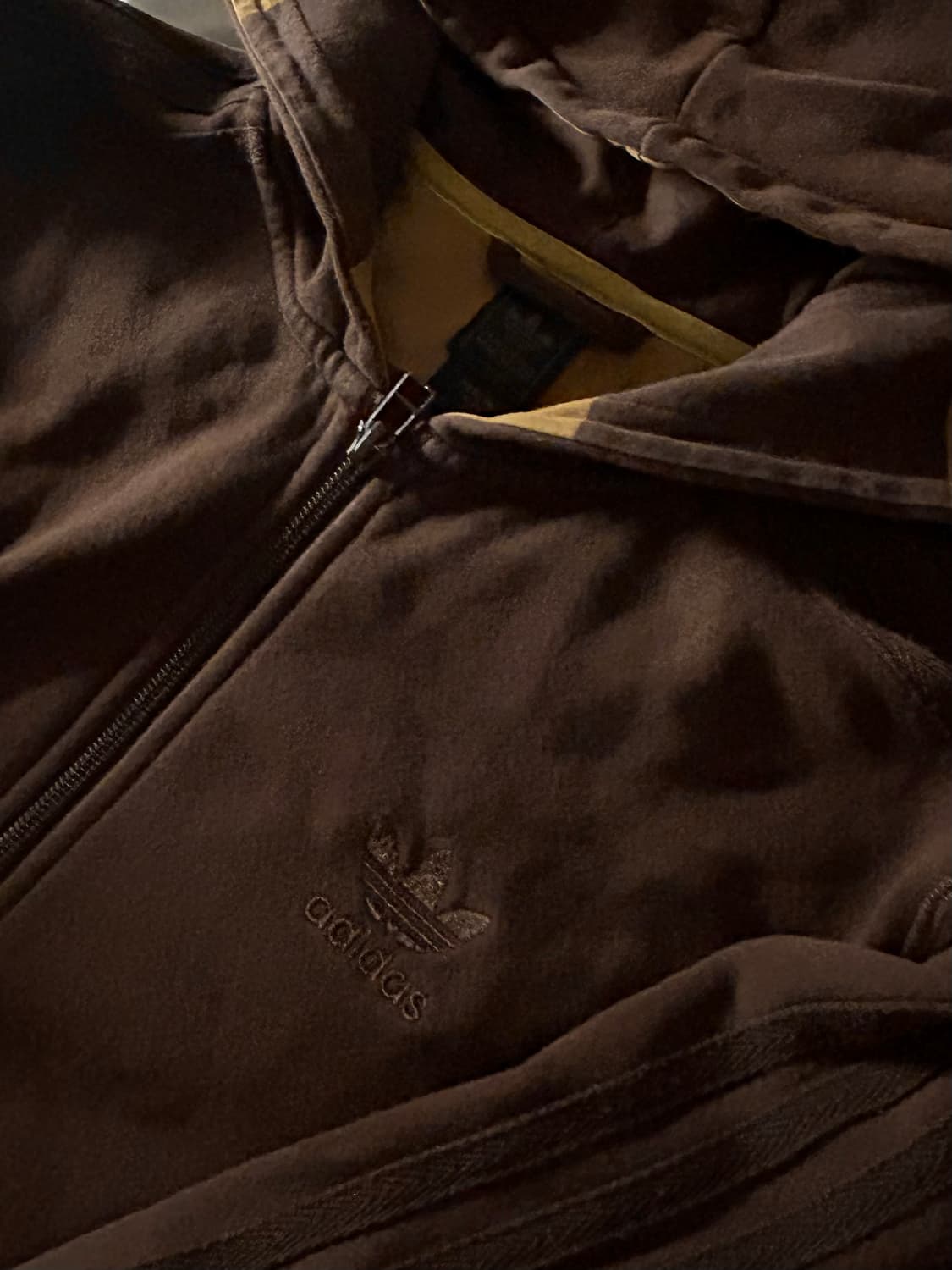 아디다스 두쫀쿠 브라운 밤티 후드집업 상품이미지1