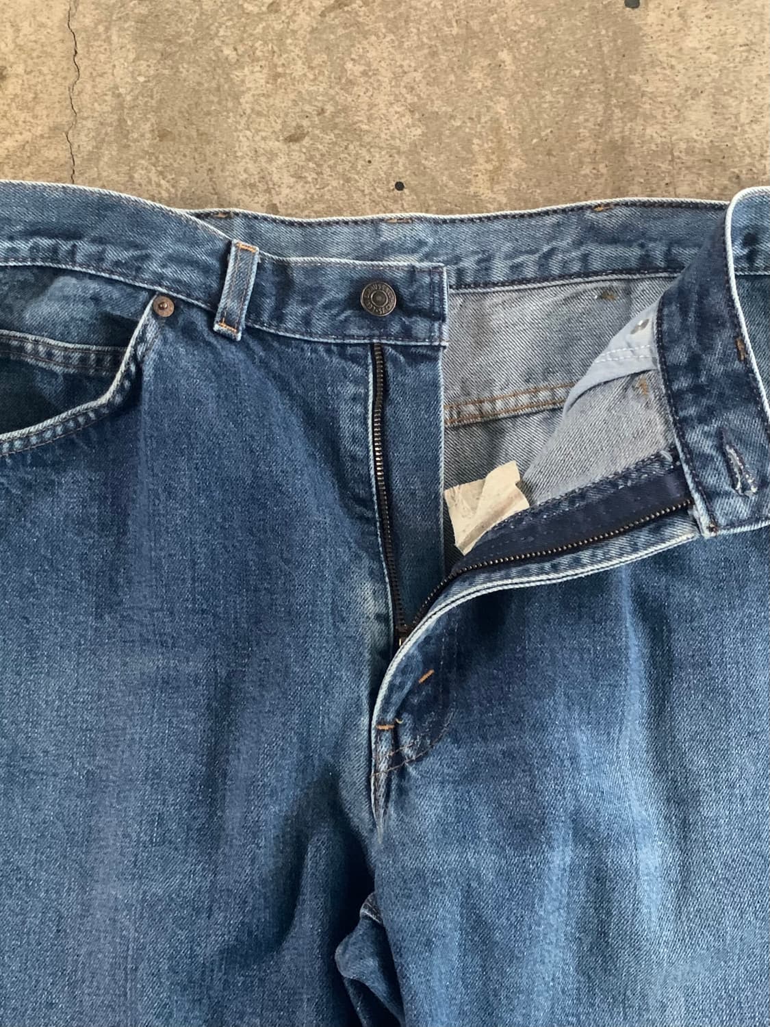 80s 리바이스 517 오렌지탭 데님팬츠 호주 생산 상품이미지2