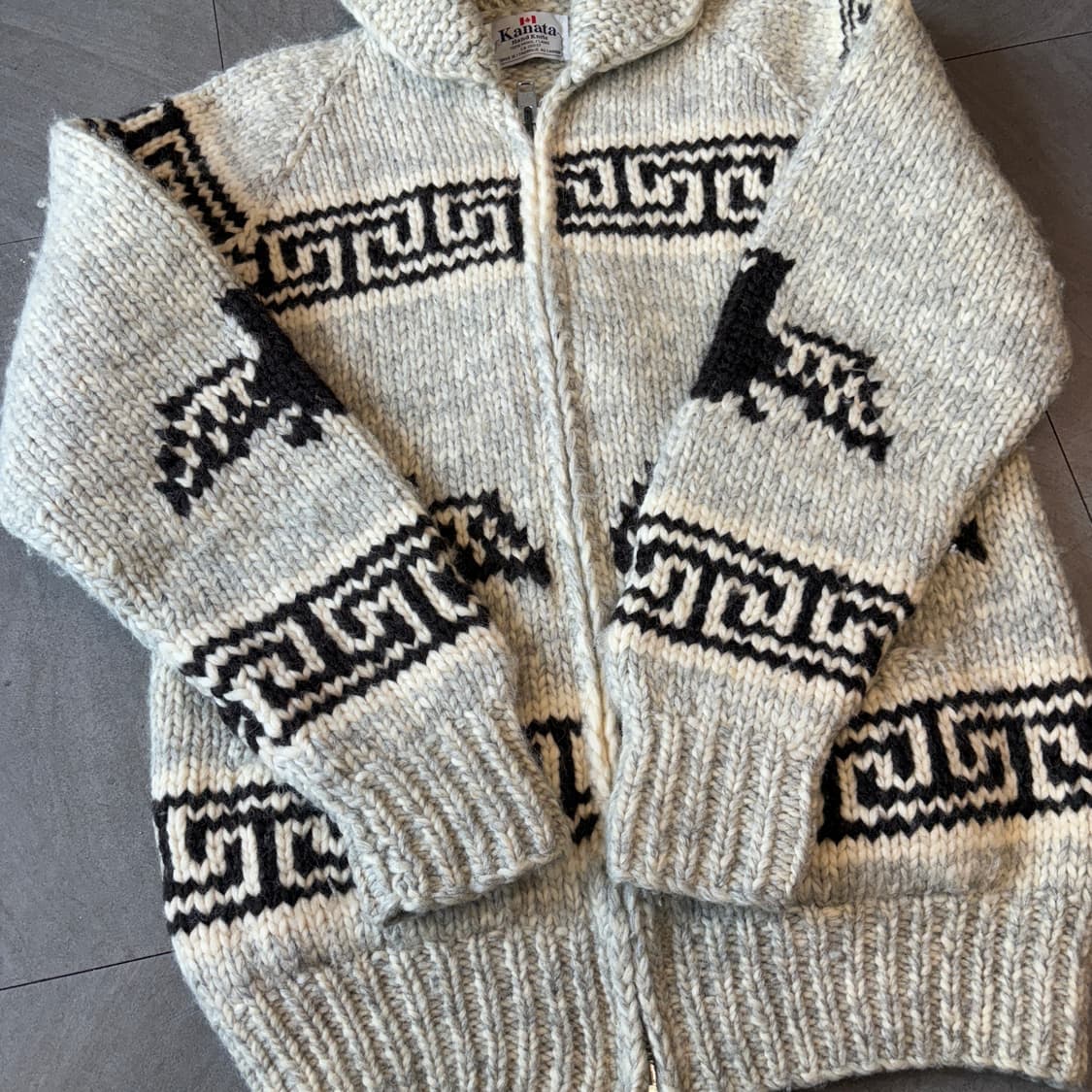 Kanata Cowichan cardigan jacket 카나타 코위찬 상품이미지7