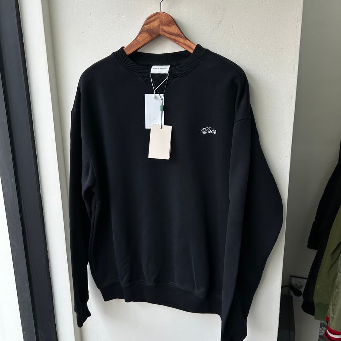 16427 - 드롤드무슈 퍼니 미스터 로고 자수 맨투맨 상품이미지2