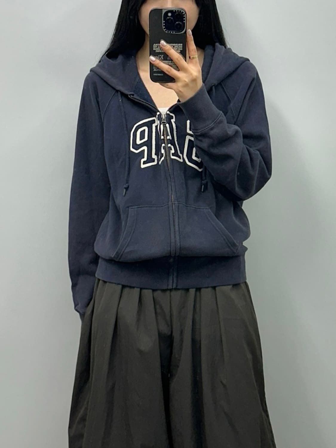 gap 갭 네이비 후드집업 상품이미지1