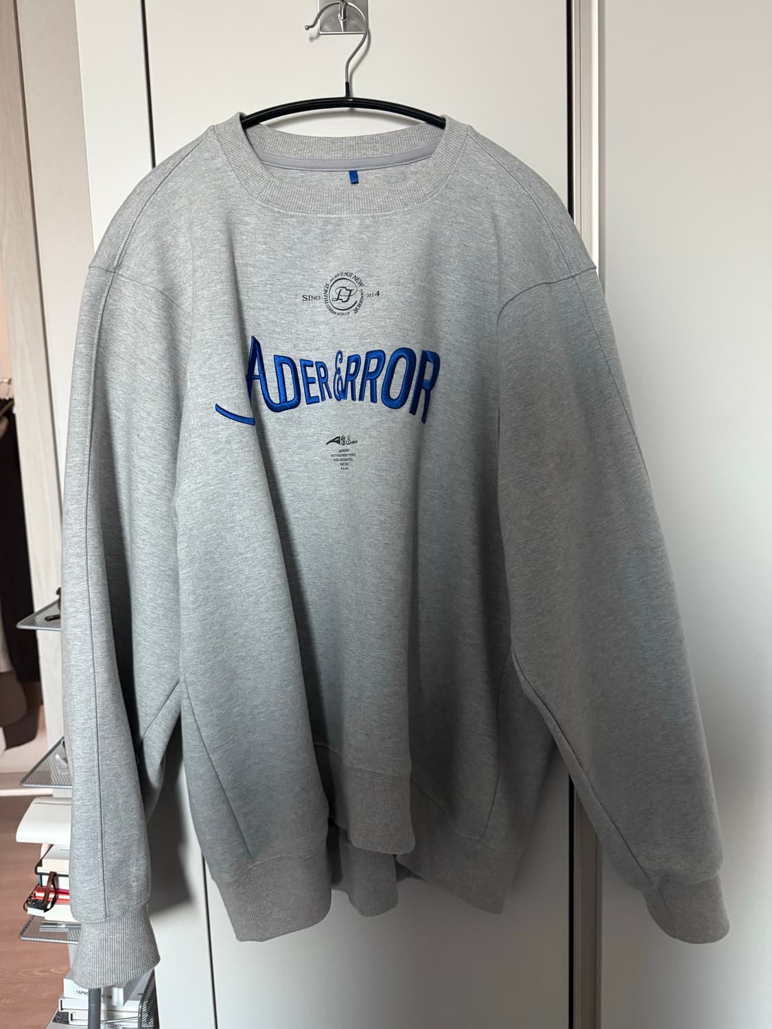 아더에러 베리프 로고 스웨트셔츠 맨투맨 그레이 A1 상품이미지2