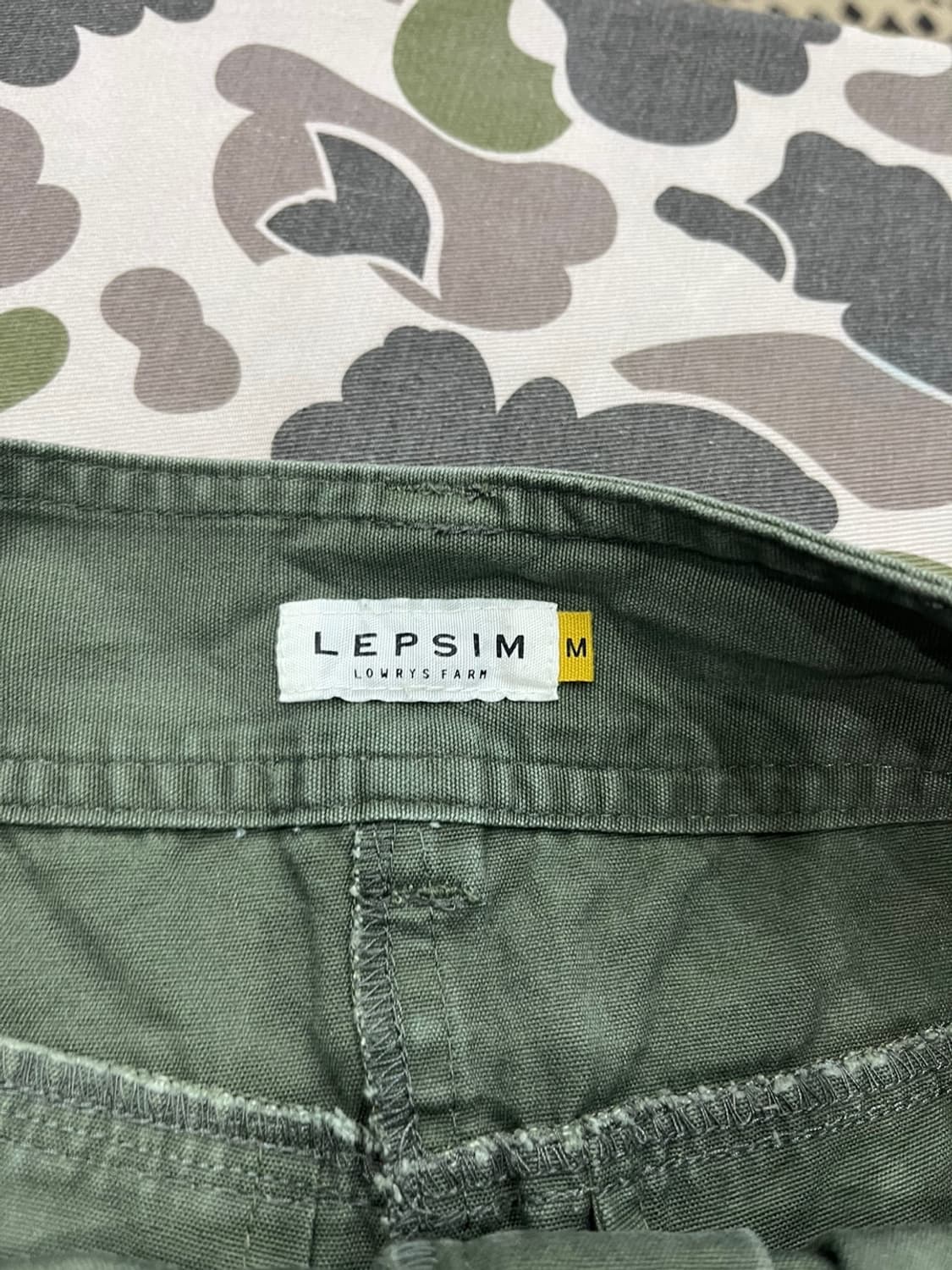 LEPSIM JPN 카키 카고 스커트 치마 상품이미지5