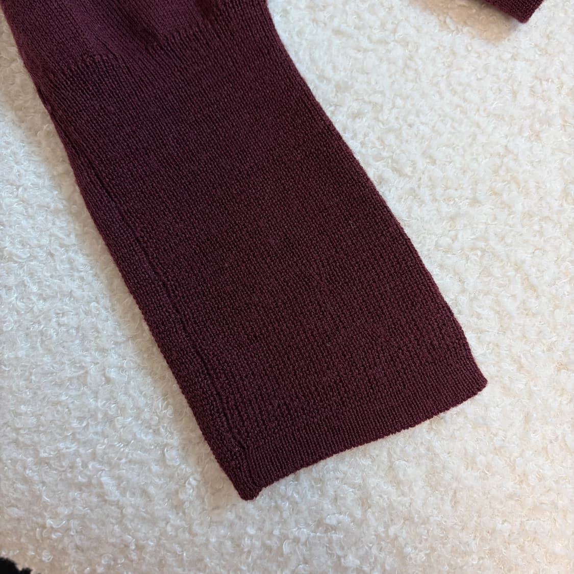 비비안웨스트우드 레드라벨 울 가디건 버건디 상품이미지9