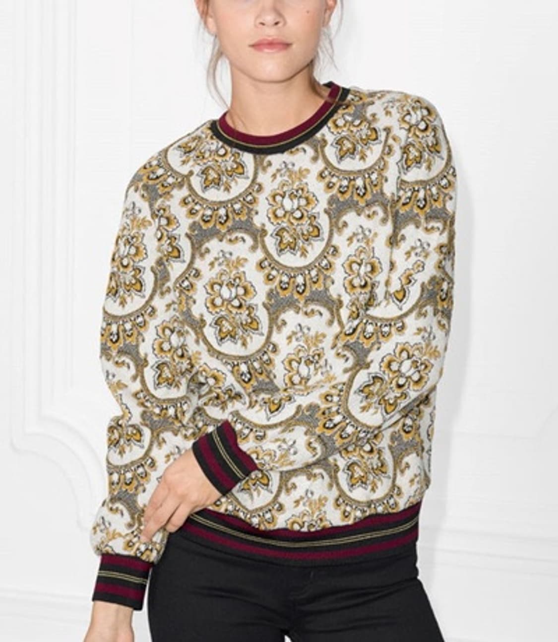 앤아더스토리즈 플로랄 스웨터 상품이미지1