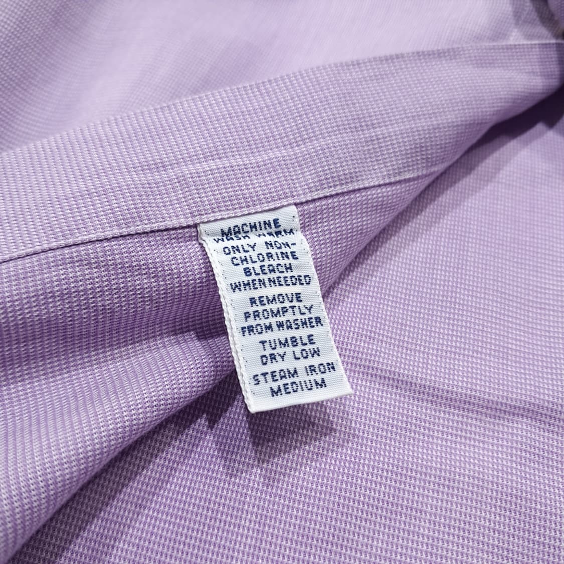 CK102 2XL 폴로 90s 스프레드칼라 퍼플 도트체크 셔츠 남방 상품이미지5