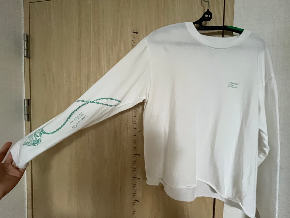 라브로스 스테파니 롱슬리브 티셔츠 화이트 상품이미지2