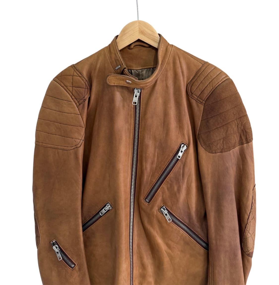 아크네 스튜디오 올리버 바이커 레더 자켓 상품이미지3