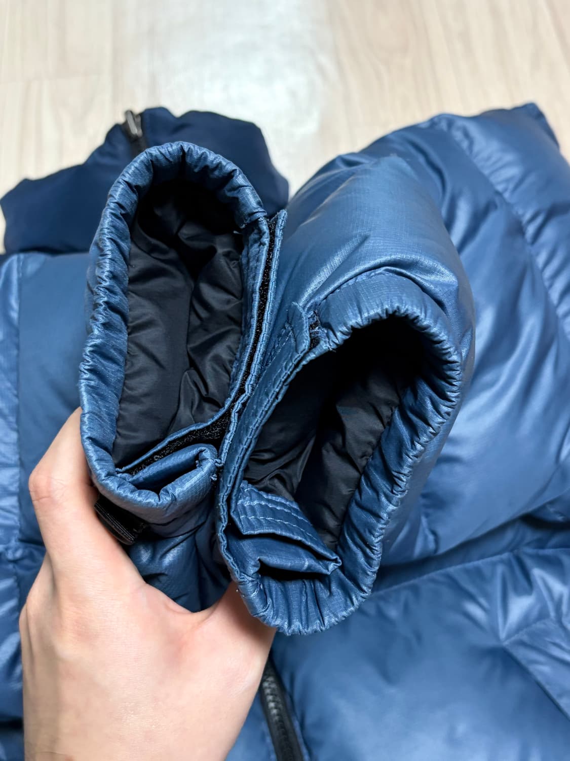 [M] 노스페이스 눕시 센터 로고 블루 네이비 (국내 L) 상품이미지8