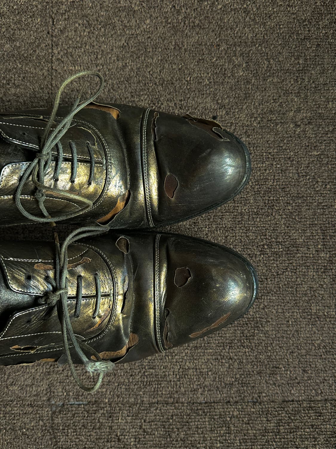 Mihara Yasuhiro 대미지 더티 드레스 슈즈 상품이미지6