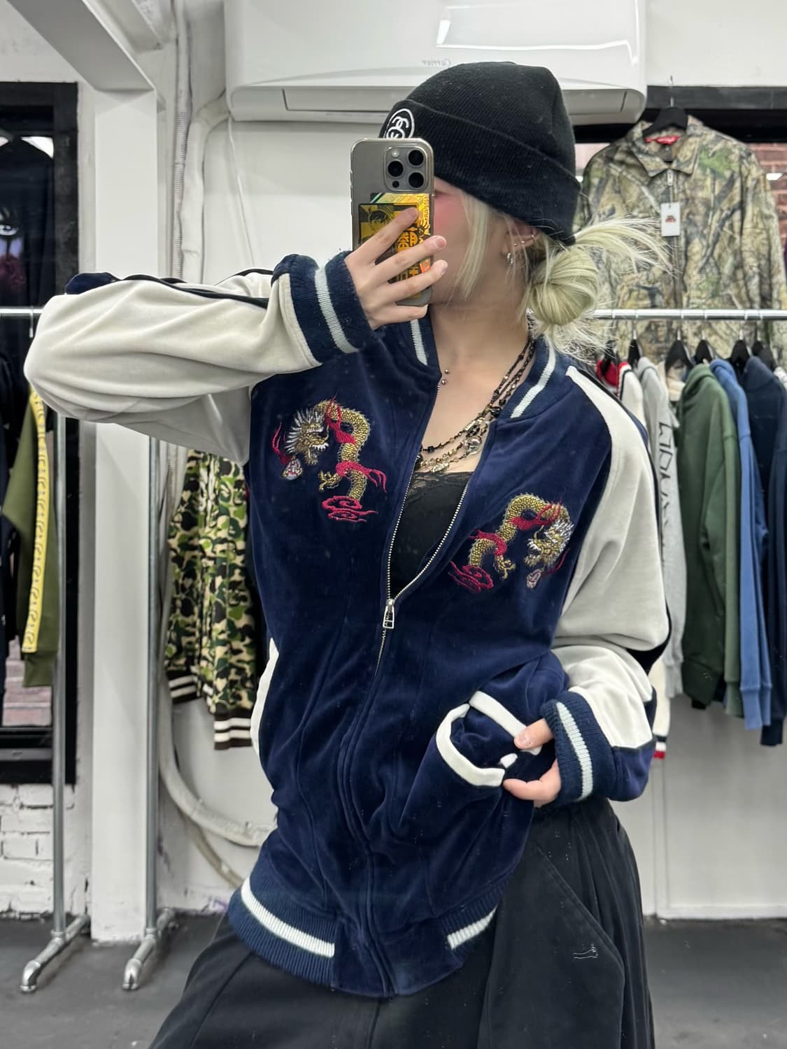 VTG 오리엔탈 벨벳 스카잔 상품이미지5