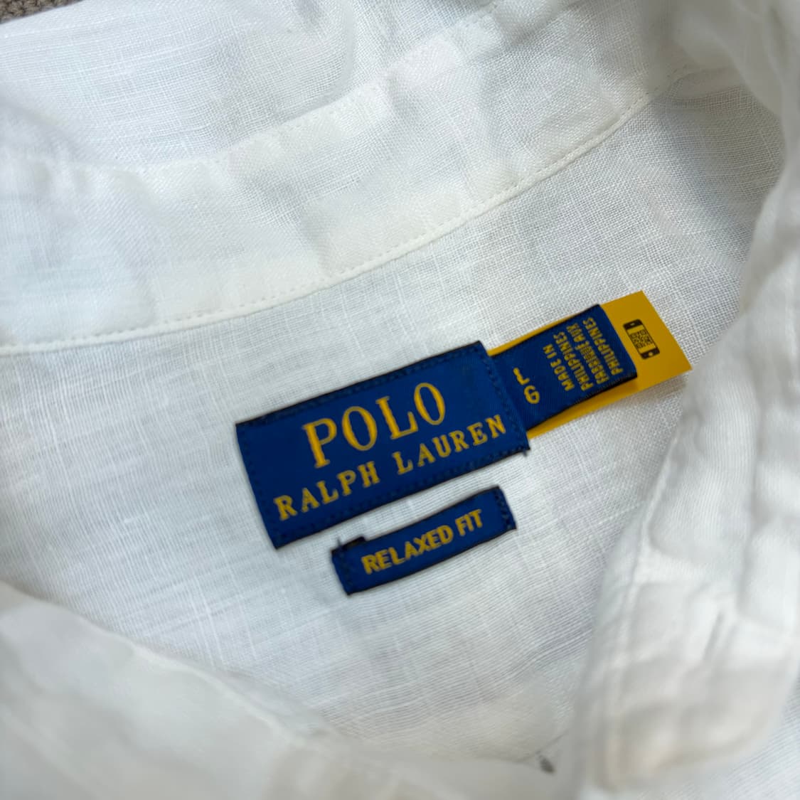polo 신형 정품 랄프로렌 폴로 우먼스 릴렉스핏 린넨 셔츠 L  상품이미지2
