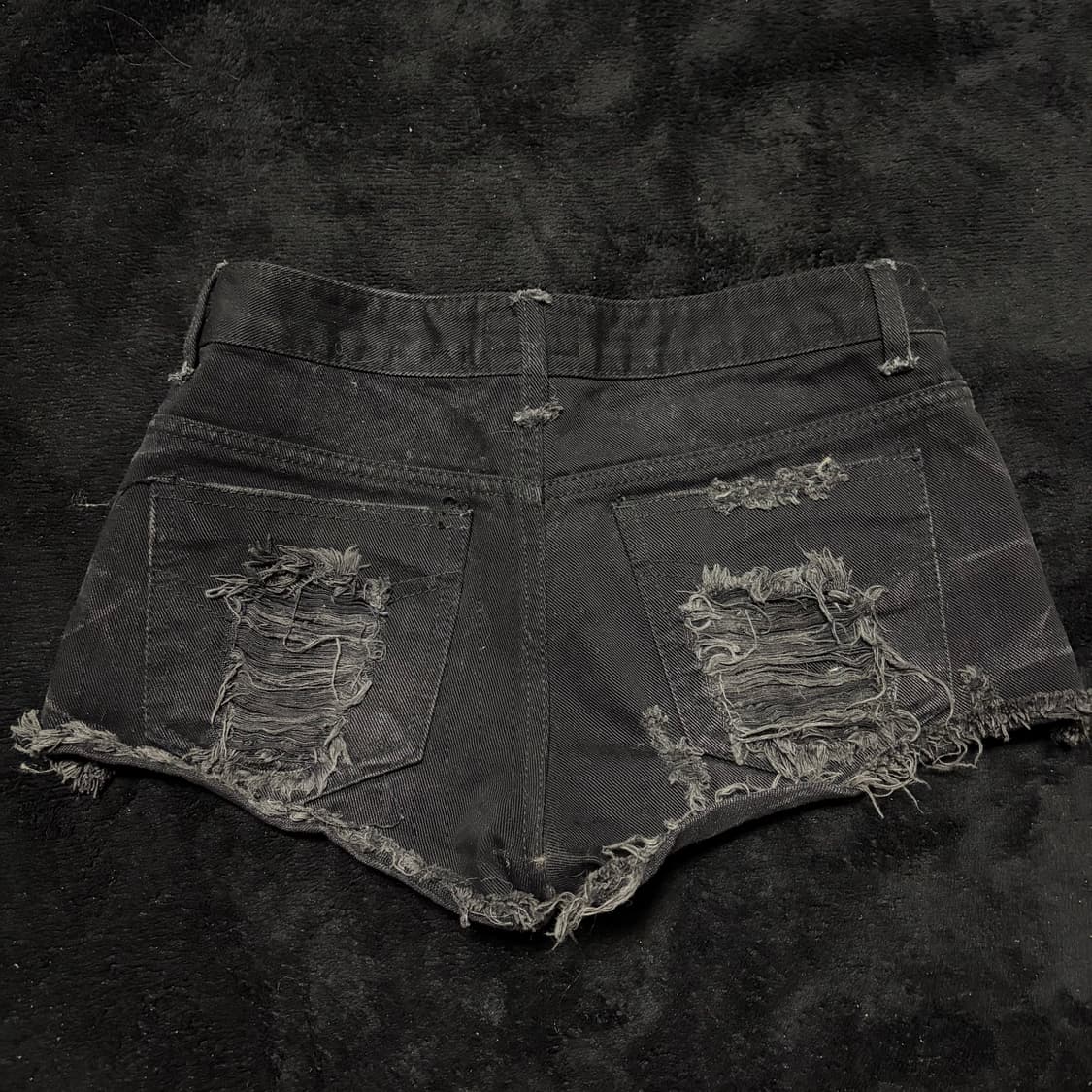 빈티지 블랙 반바지 상품이미지2