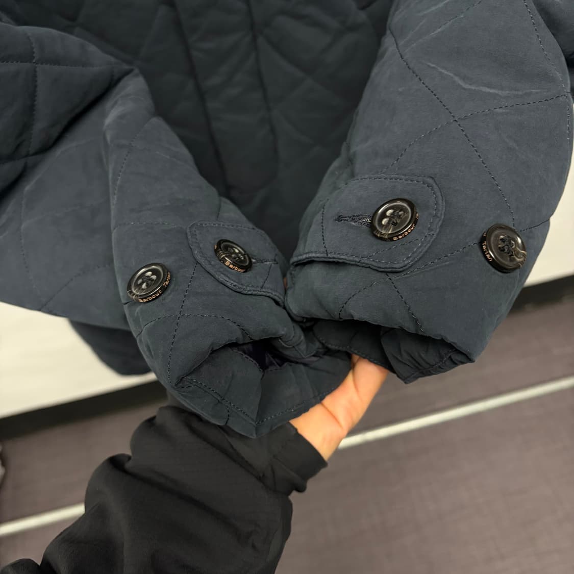 바버 타탄 퀄팅 자켓 상품이미지3