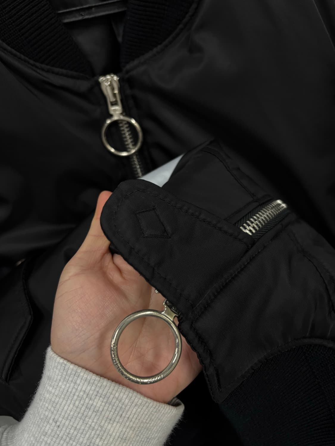 오프화이트 항공 패딩점퍼 상품이미지5