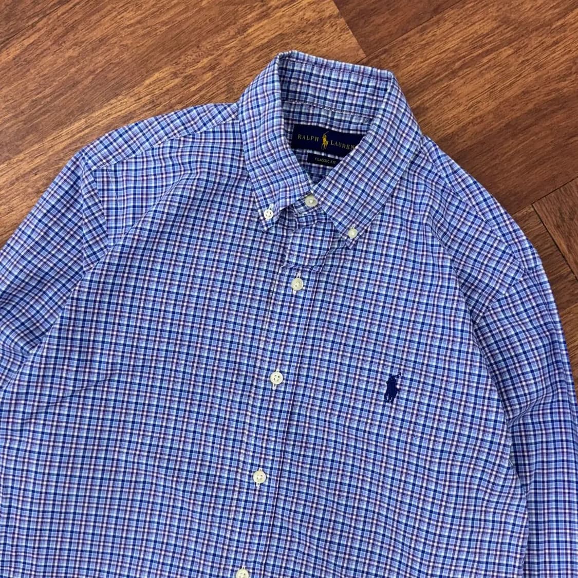 S 폴로 랄프로렌 클래식핏 체크 남방 셔츠  상품이미지2