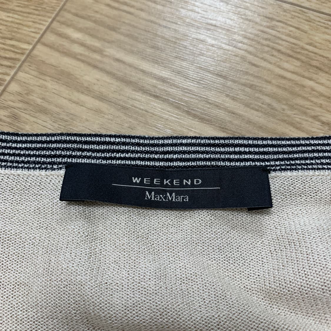 S)MaxMara 위크엔드 막스마라 플라워 코사쥬 실크 혼방 7부 가디건 상품이미지3