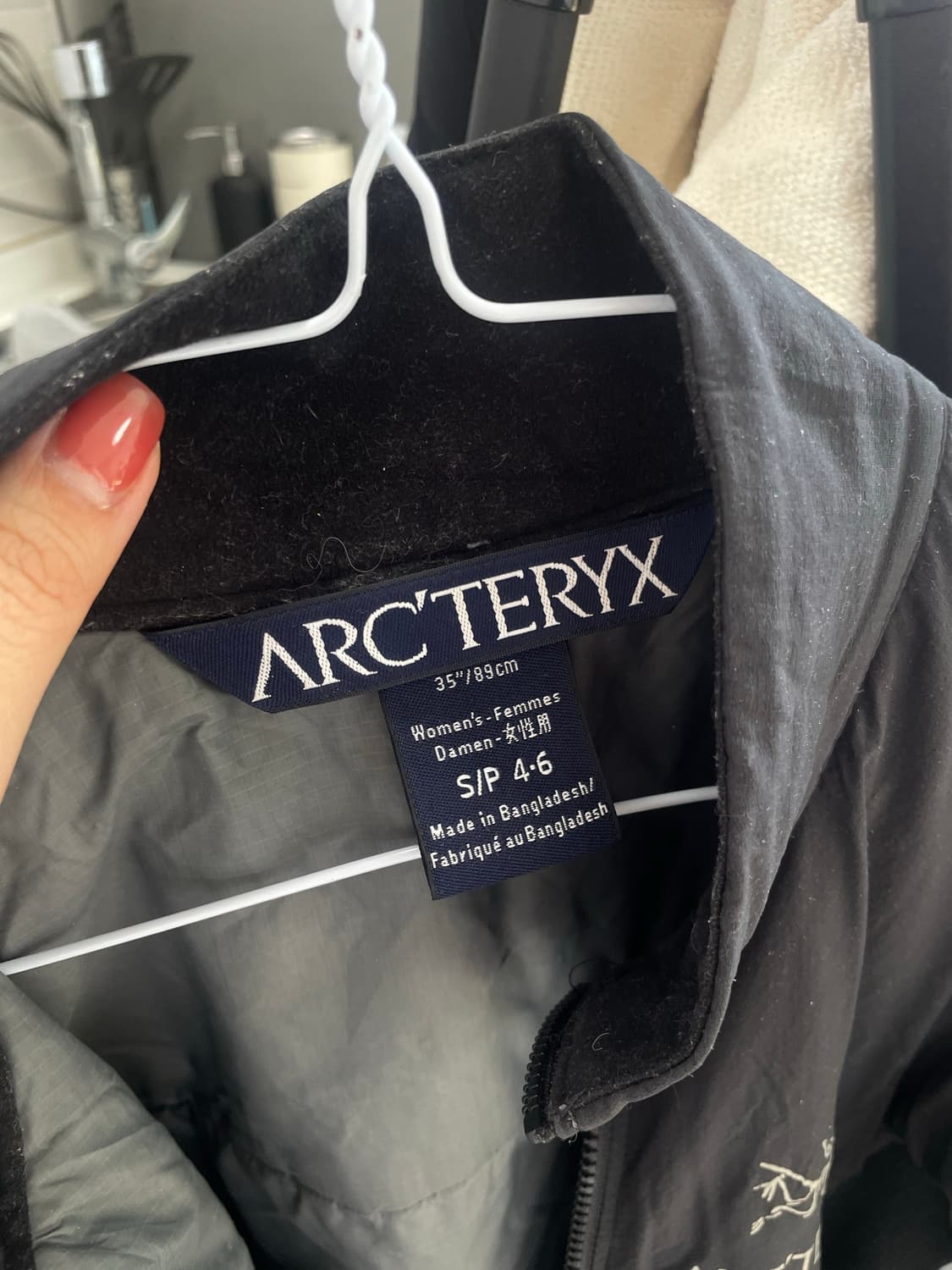 아크테릭스 여성 집업 S 블랙 상품이미지8