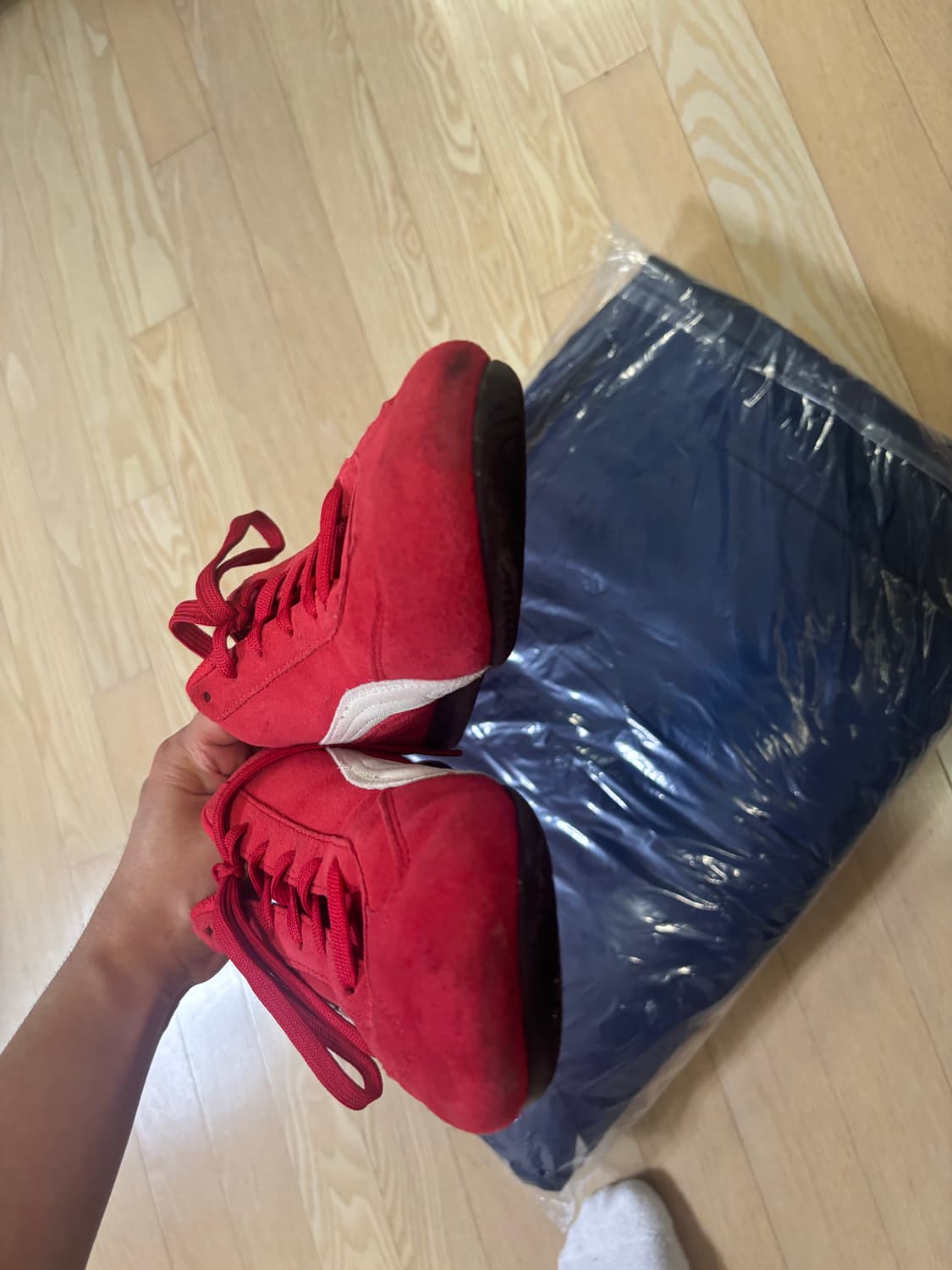 푸마 스피드캣 OG 스파르코 리본 레드 화이트 상품이미지3