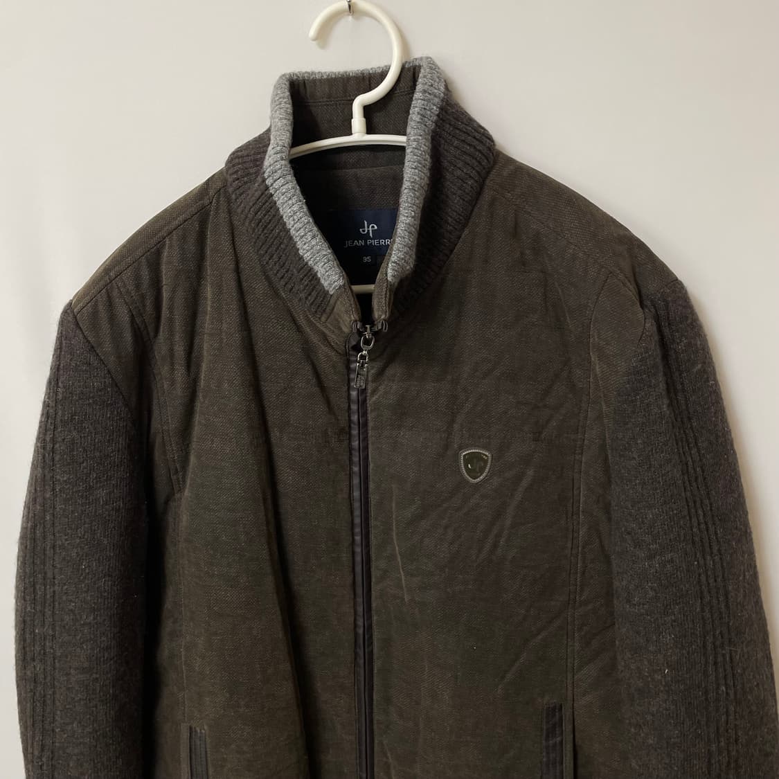 [ M ] 쟌피엘 와펜 양털내피 니트 집업자켓 상품이미지2