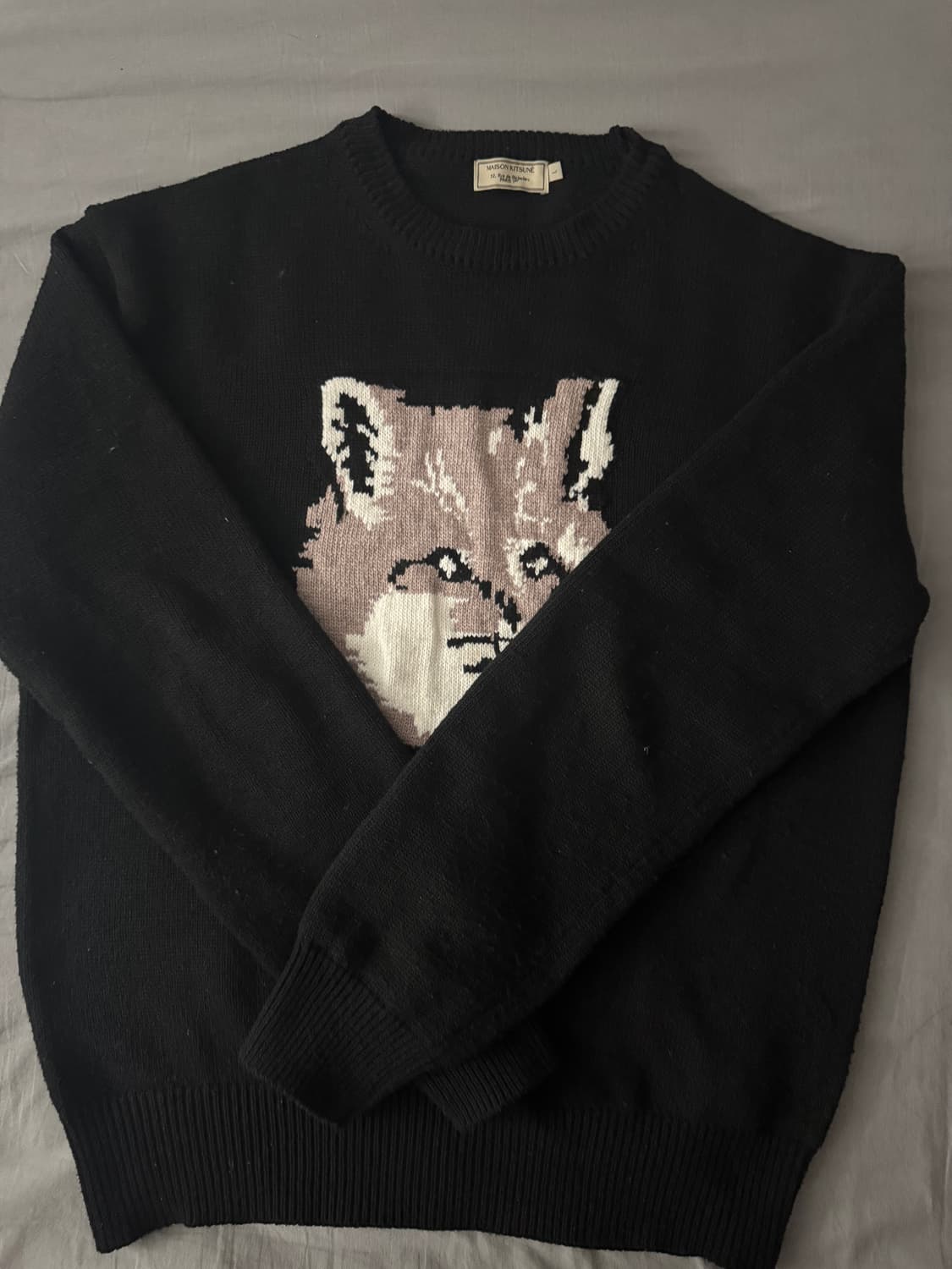 (상태 좋음)메종키츠네 빅 폭스 니트 L 상품이미지1