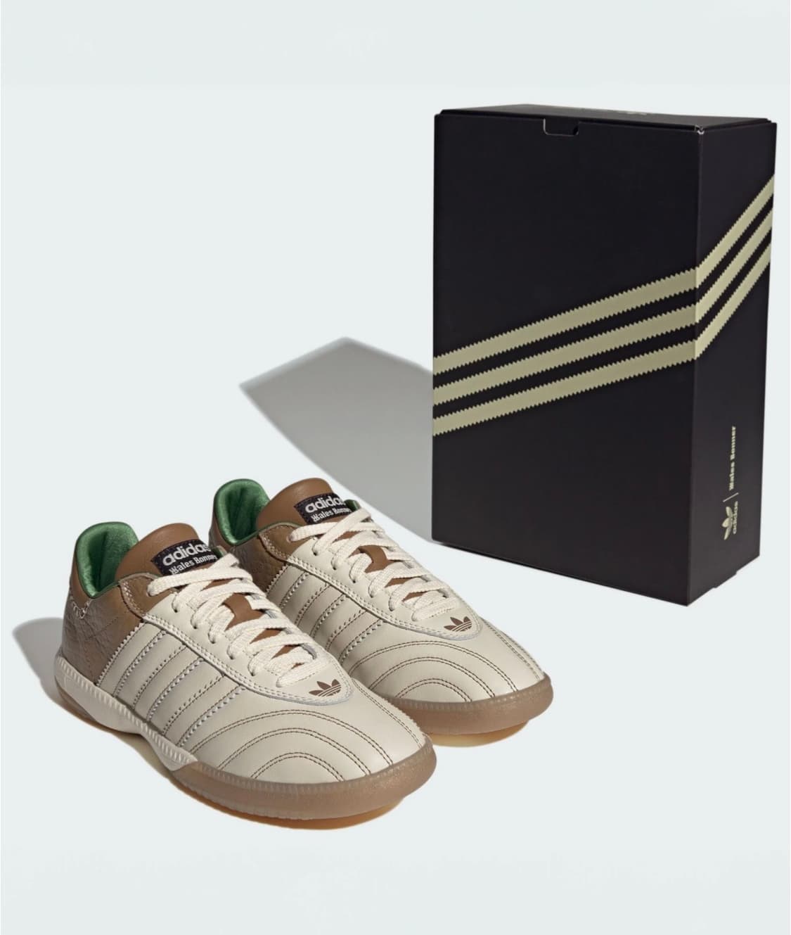 아디다스 웨일스보너 삼바 밀레니엄 화이트 브라운 235 상품이미지2