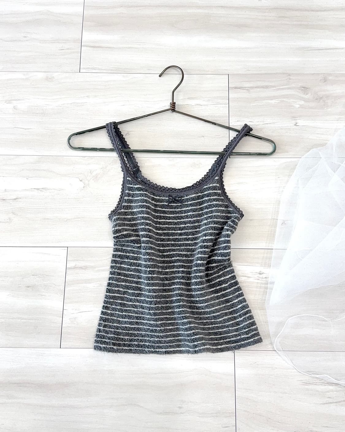 Gray Terry Striped Sleeveless 상품이미지7