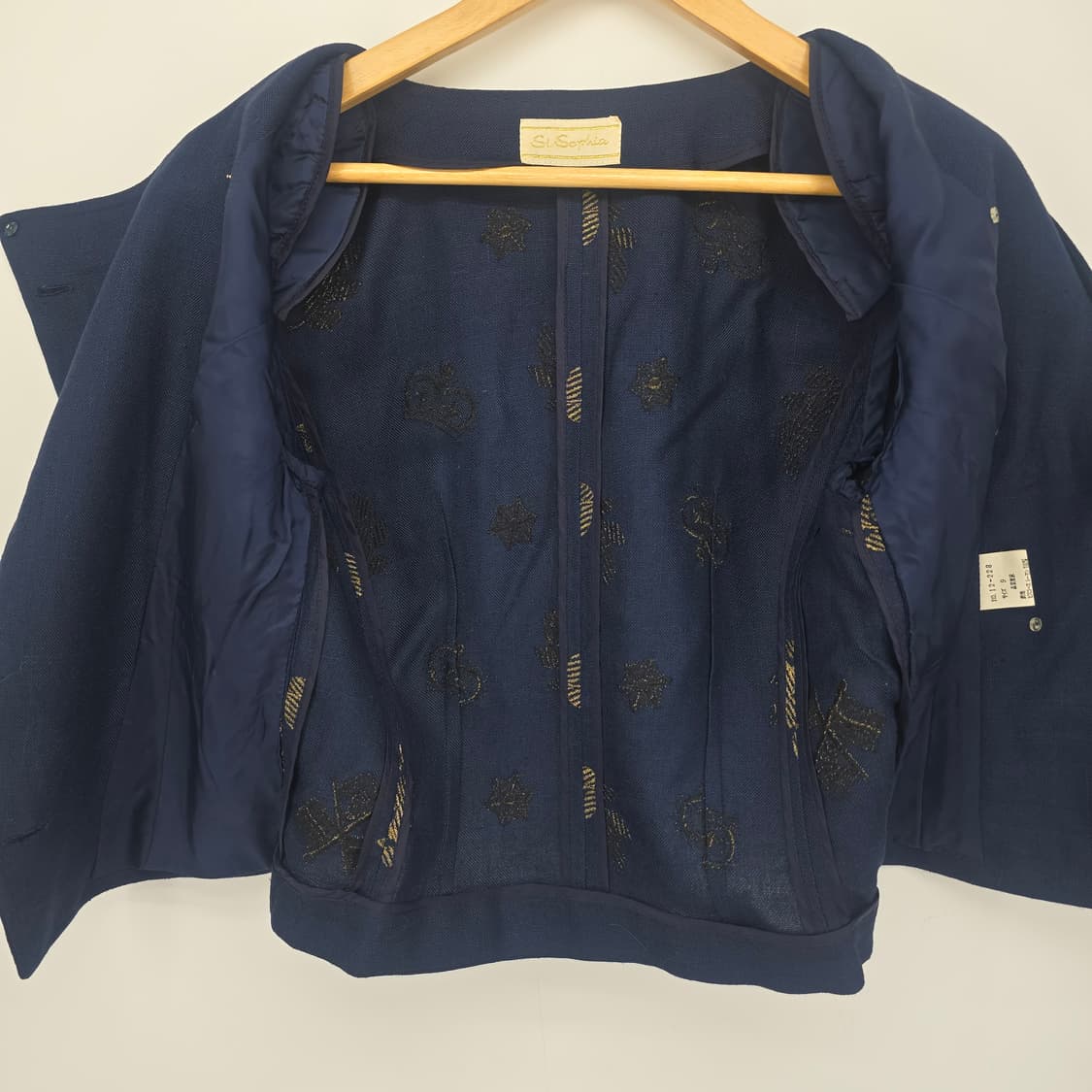 일본빈티지 고급스러운 골드 자수 디테일이 레이온 자켓 상품이미지8