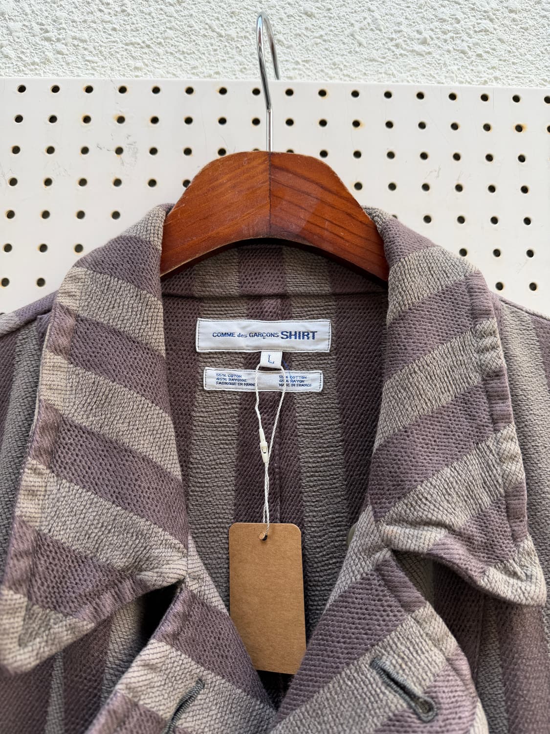 COMME des GARCONS SHIRT 꼼데가르송 스트라이프 자켓 상품이미지10