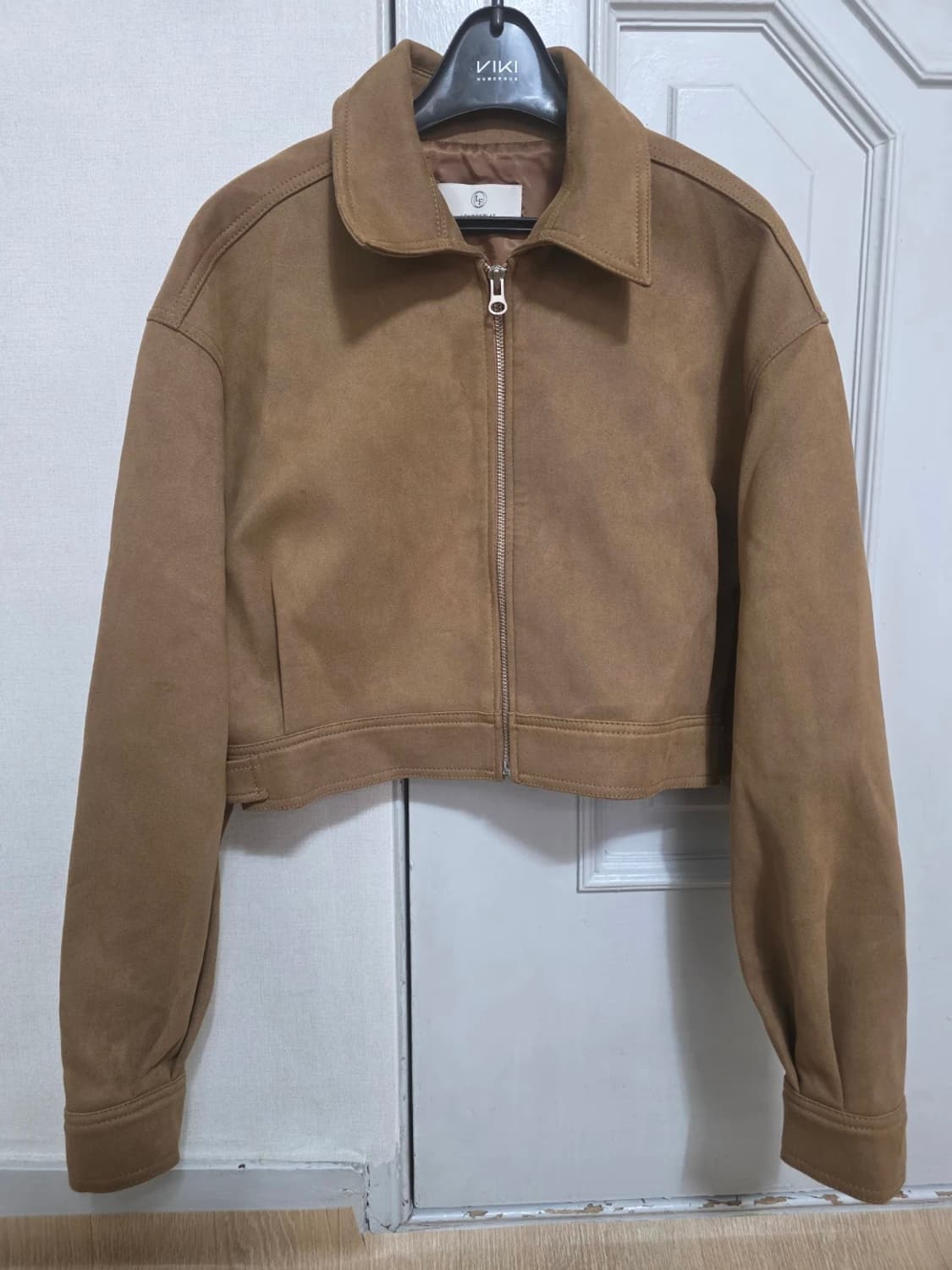 런던플랏 스웨이드 크롭 자켓 상품이미지1