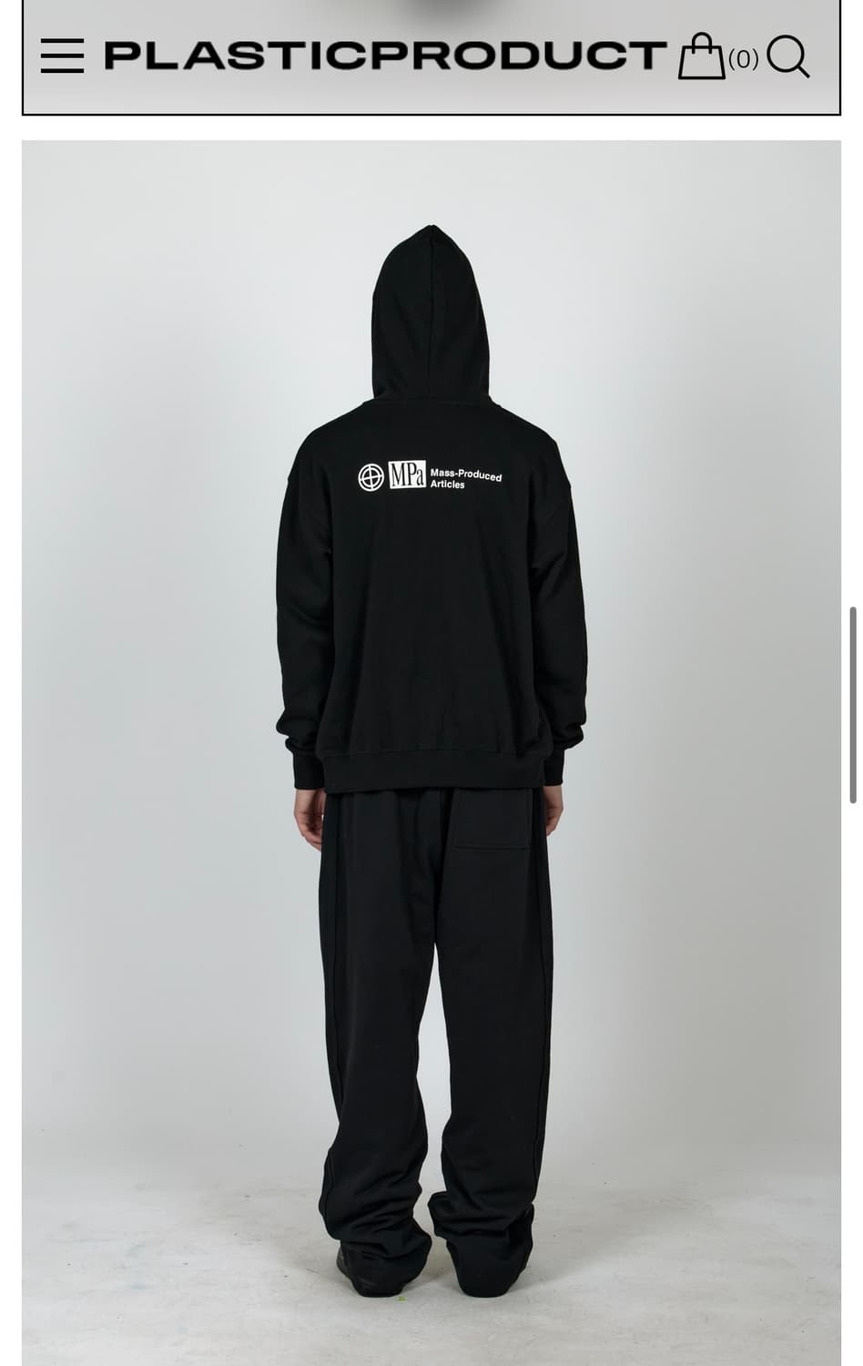 플라스틱프로덕트 후드집업 M 상품이미지1